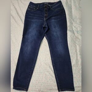 Maurices High Rise Dark Blue Jeans
